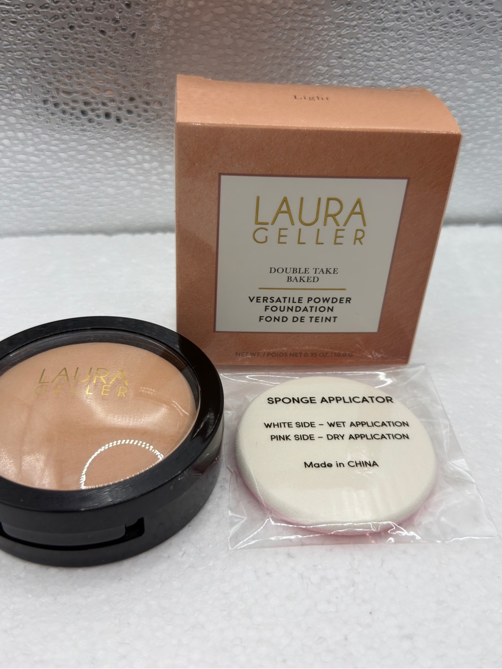 Laura Geller Double Take Baked Powder Foundation - Light